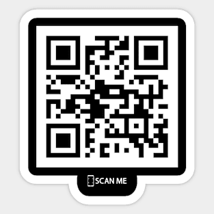 Not Grumpy Just My Face QR Sticker